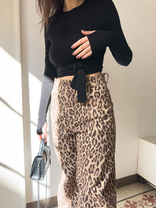 Pantalone leopardato