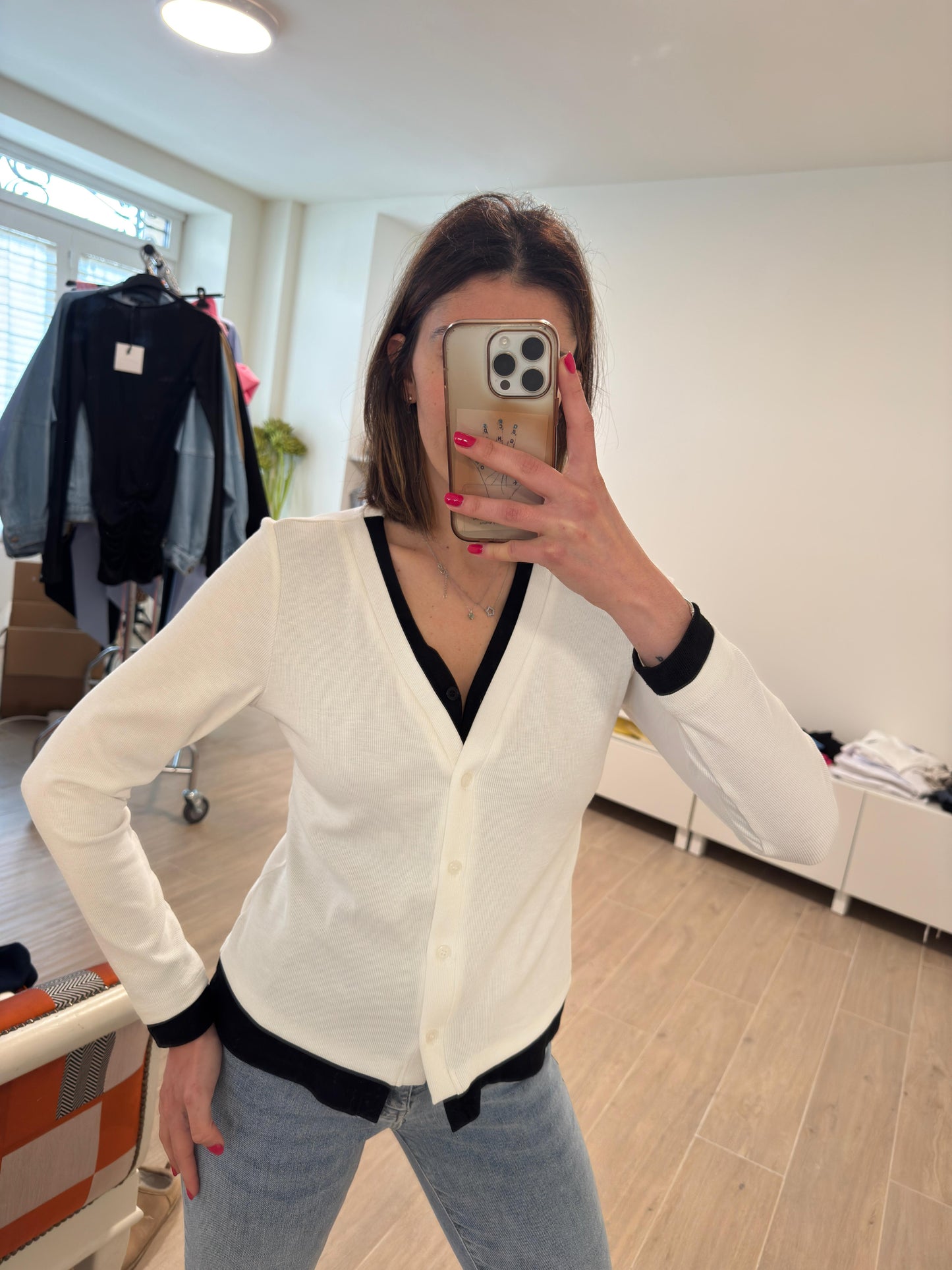 Cardigan a doppio petto