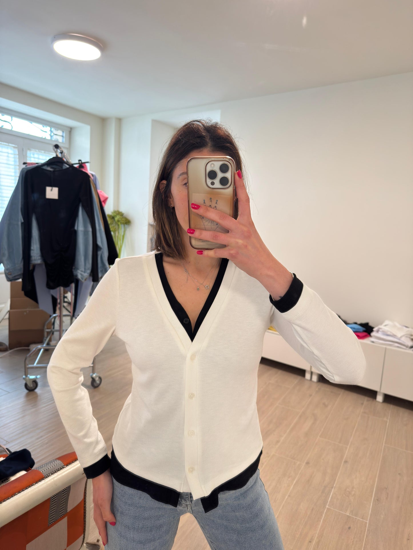 Cardigan a doppio petto